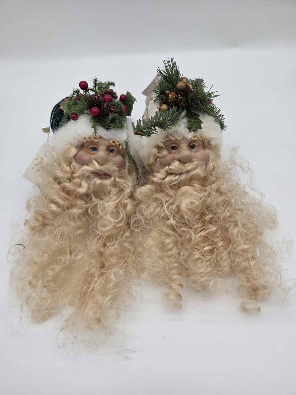 Saint Nick, Santa Ornaments - Set of 2
